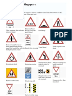 Traffic Signs in Singapore - SMART Car Rental Pte LTD