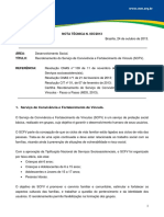 Reordenamento Do Serviço de Convivência e Fortalecimento de Vínculo