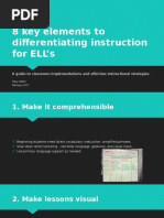 Goal 13-Differentiating For Ells