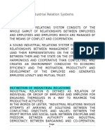 Industrial Relation Systems: Definition of Industrial Relations