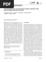 Corrosion Behaviour of Uncoated and Ceramic Coated 9Cr-1Mo Steel in Molten Licl-Kcl-Ucl Salt