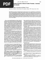 Role of Solvent Reorganization Dynamics in Electron-Transfer Processes. Anomalous Kinetic Behavior in Alcohol Solvents