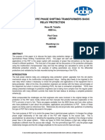 Doble - Symmetrical Type Phase Shifting Transformers Basic Relay Protection PDF