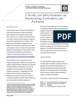 Environmental, Health, and Safety Guidelines For Pesticide Manufacturing, Formulation, and Packaging