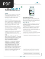 Cellgevity Product Sheet