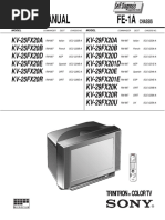 Sony Kv29fx20a Fe1a