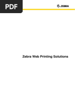 Zebra Web Printing Solutions