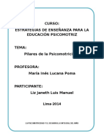 Primer Trabajo Psicomotricidad