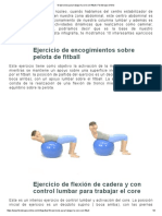 10 Ejercicios para Trabajar Con Fitball