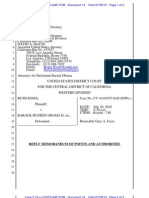 JONES V OBAMA - 14 - REPLY in Support of A Motion - Gov - Uscourts.cacd.465143.14.0