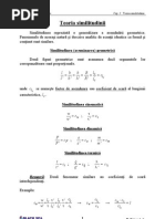 CURS - Teoria Similitudinii