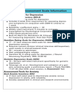 Psychiatric Assessment Scale Info