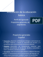 Vinculación de La Educación Básica