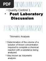 Post Laboratory Discussion Prelim