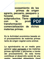 Fundamentos de Agroindustria