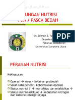 Dukungan Nutrisi Pra / Pasca Bedah