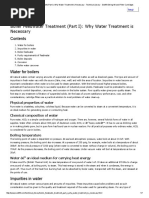 Boiler Feedwater Treatment (Part I) - Why Water Treatment Is Necessary - Technical Library - Sedifilt String-Wound Filter Cartridges PDF