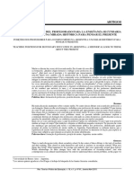 Posiciones Docentes Del Profesorado para La Enseñanza Secundaria en La Argentina (Birgin & Pineau)