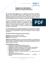 RET Panama ToR Responsable de Atención Psicosocial