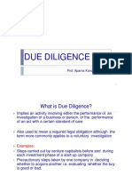 Lecture 3 - Due Diligence