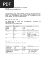 MS Access Lab Exercise