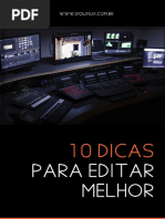 E-Book 10 Dicas para Editar Vídeos Melhor PDF