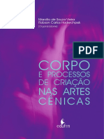 Corpo e Processos de Criação Nas Artes Cênicas - Livro Digital