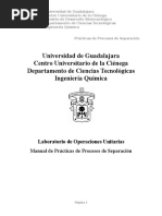 Manual de Practicas de Procesos de Separacion 2016