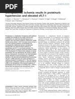 14-Uteroplacental Ischemia Results in Proteinuric Hypertension and Elevated SFLT-1