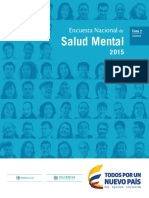 Encuesta Nacional de Salud Mental Tomo II