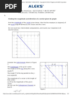 Finding The Magnitude and Direction of A Vector Given Its Graph