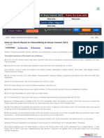 Data On Slums Based On Houselisting & House Census 2011: Arrange A Callback Login Register