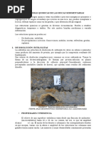 Estructuras Quimicas de Las Rocas Sedimentarias