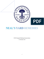 Integrated Marketing Communications Plan For Neal's Year Remedies