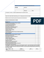 Pressure Test Work Permit