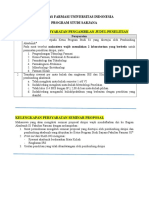 Persyaratan Dan Formulir Kelengkapan Seminar Proposal Dan Sidang S1 Farmasi Baru