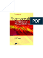 Aulton - PharmaceuticsThe Science of Dosage Form Design 2 Ed