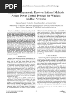 ARIMA - Asymmetric Receiver Initiated Multiple Access Power Control Protocol For Wireless Ad-Hoc Networks