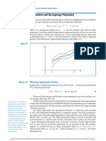 Interpolation and The Lagrange Polynomial