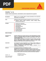 Sellador Elastico Poliuretano Autonivelante Sikaflex 1c SL PDF