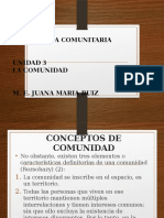 Unidad 3 La Comunidad 1