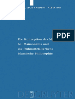 Studia Judaica 44 Francesca Yardenit Albertini Die Konzeption Des Messias Bei Maimonides Und Die Fruhmittelalterliche Islamische Philosophie Studia PDF