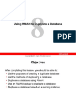 Using RMAN To Duplicate A Database