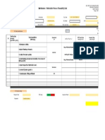 Maintenance / Fabrication Process Traceability Card: Part No (Fab. process) (عينصت ةيلمع) ءزجلا مقر