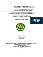 Evaluasi Penerapan Keselamatan Dan Kesehatan Kerja Pada Area Penambangan Batubara Dengan Mengacu Kepada Undang