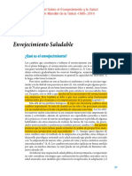 Envejecimiento Saludable, Informe Mundial Sobre El Envejecimiento y La Salud, 2015