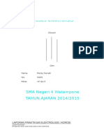 Laporan Praktikum Elektrolisis