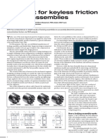 A Project For Keyless Friction Locking Assemblies