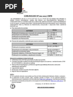 Comunicado Contrato Docente 2017