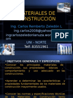 Clase Uno Materiales de Construcción